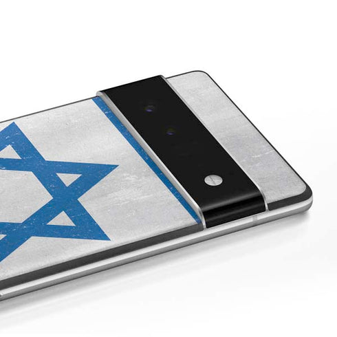 Israel Flag Distressed Google Pixel 6 Skin